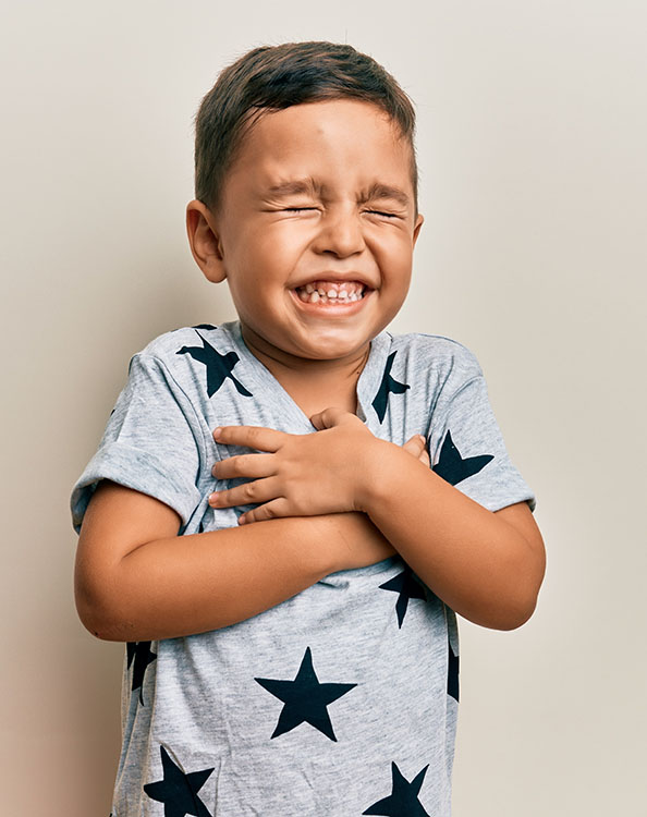 happy child after pediatric chiro visit